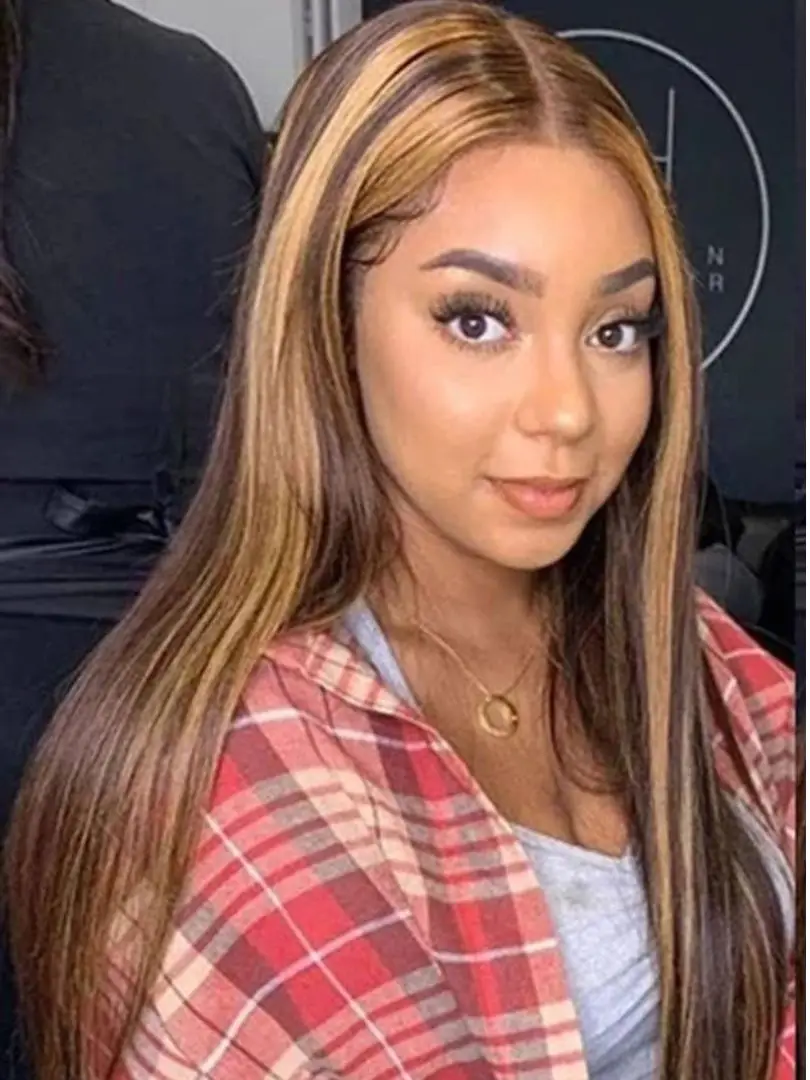 perruque piano avec lace frontal lisse 13x4