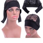 Bonnet headband pour perruque bandeau en dentelle avec sangles ajustables