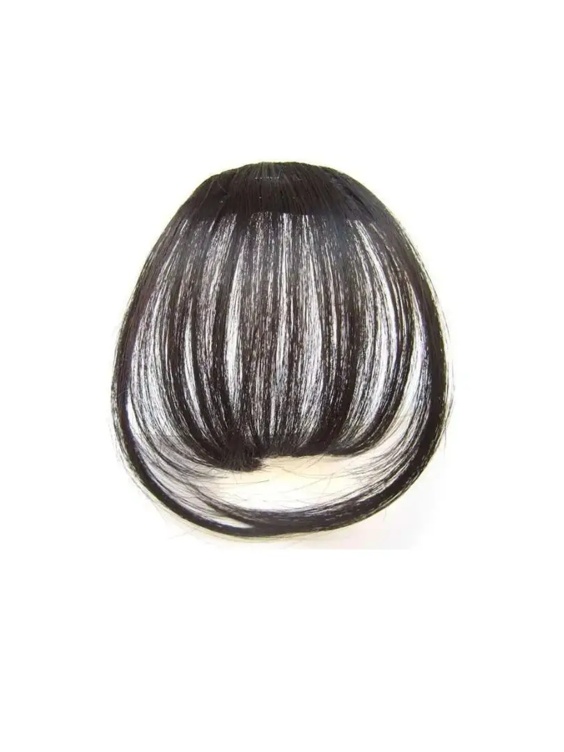 Frange à clips human hair