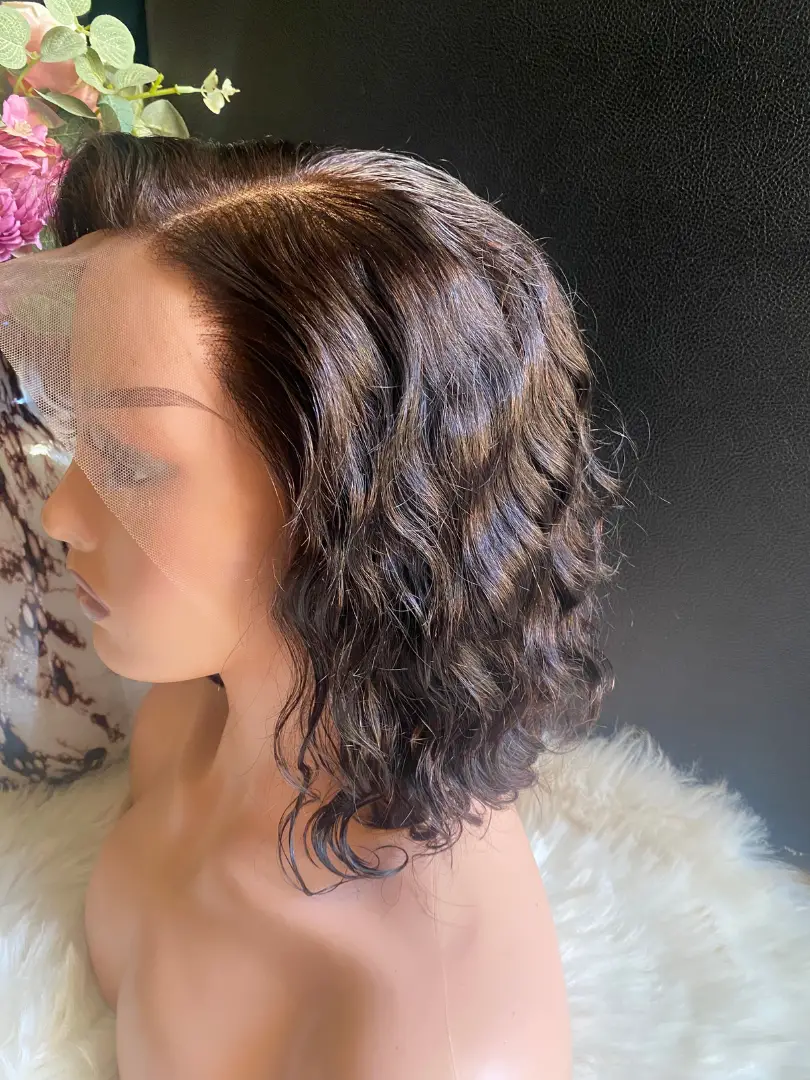 perruque ondulé lace frontale 13x4