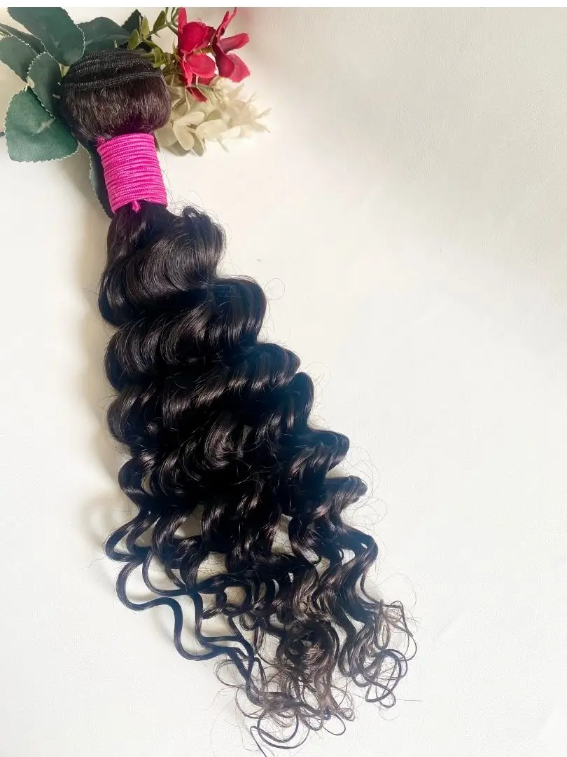 tissage bouclée deepwave raw hair