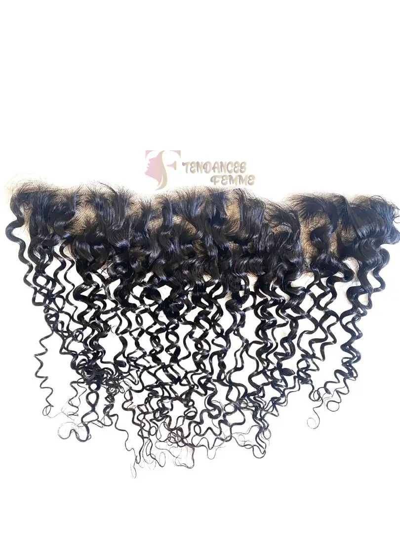 Lace frontale 13X4 en cheveux bouclés jerrycurls