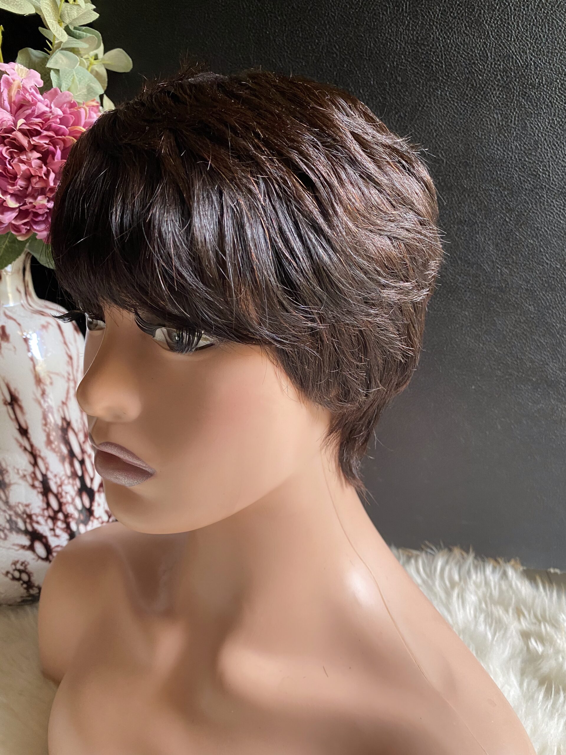 perruque courte garçonne